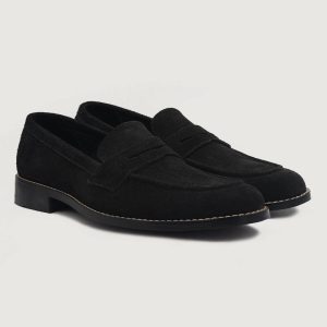 Men's Suede Shoes: Classic Loafers And Penny
